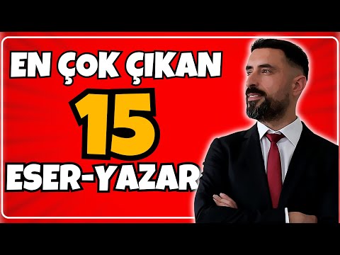 EN ÇOK ÇIKAN 15 ESER / AYT EDEBİYAT FULL TEKRAR 2025