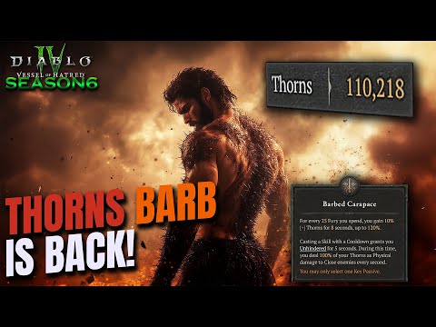 THORNS BARB IS BACK - EZ PIT 100 Season 6 Diablo 4