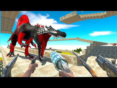 DEADLY CLIMB WITH ALL WEAPON FPS PERSPECTIVE -Animal Revolt Battle Simulator ARBS