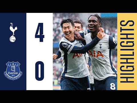 TOTTENHAM HOTSPUR 4-0 EVERTON | PREMIER LEAGUE HIGHLIGHTS | FOUR-MIDABLE DISPLAY AS SON SCORES TWO!