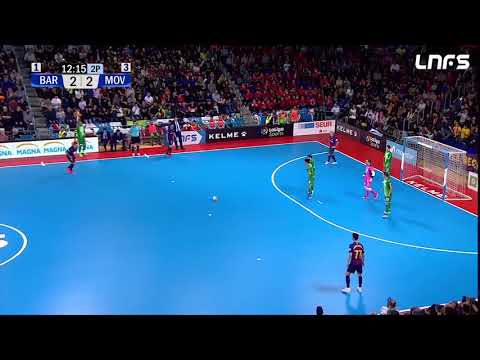 Gol Sergio Lozano (3-2) Barça Lassa - Movistar Inter. J15, 1Div. LNFS