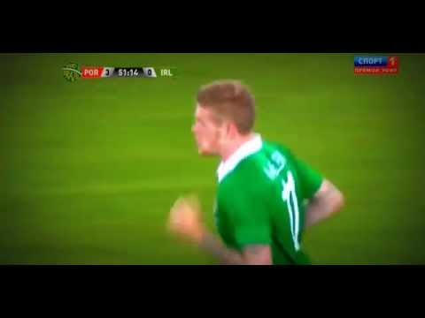 James McClean Goal - Portugal vs Ireland 3-1 World Cup Friendly 11/06/2014