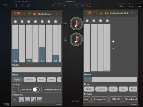 StepBud sequencing another StepBud's snapshots