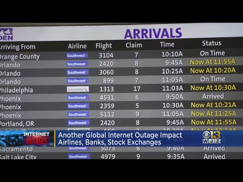 Another Global Internet Outage Impacts Airlines, Banks, and Stock Exchanges on Thursday