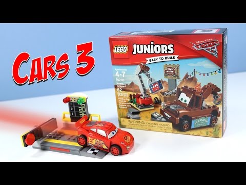LEGO Juniors Disney PIXAR Cars 3 Lightning McQueen Launcher & Mater's Junkyard
