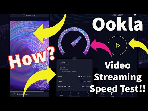 Ookla Video Streaming Speed Test🔥😱 | Video Streaming Quality Test in Ookla