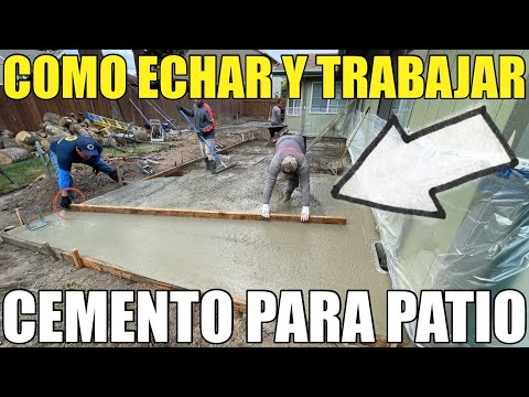 How to Pour, Work, and Finish Cement for a Patio with Broom Finish: DIY Step-by-Step Guide