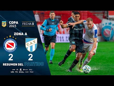 #CopaDeLaLiga 2023 | Fecha 3 | resumen de Argentinos Juniors - Atlético Tucumán