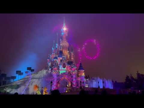 Disney D Light with new lights and fog adding to the show