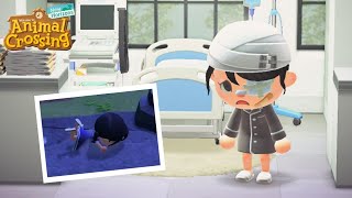 What Happens When You Fall on Your Face? | Animal Crossing Hospital | ACNH Happy Home Paradise
