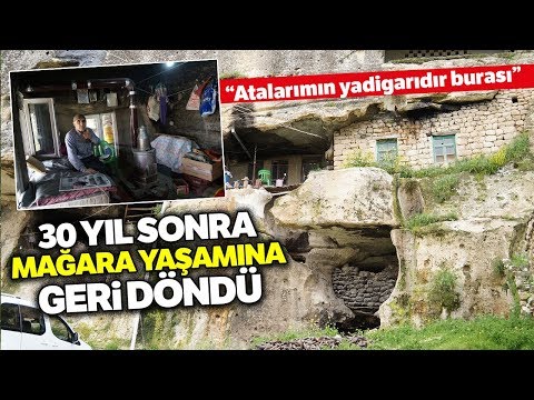 Doğup Büyüdüğü Mağara Yaşamına Geri Döndü
