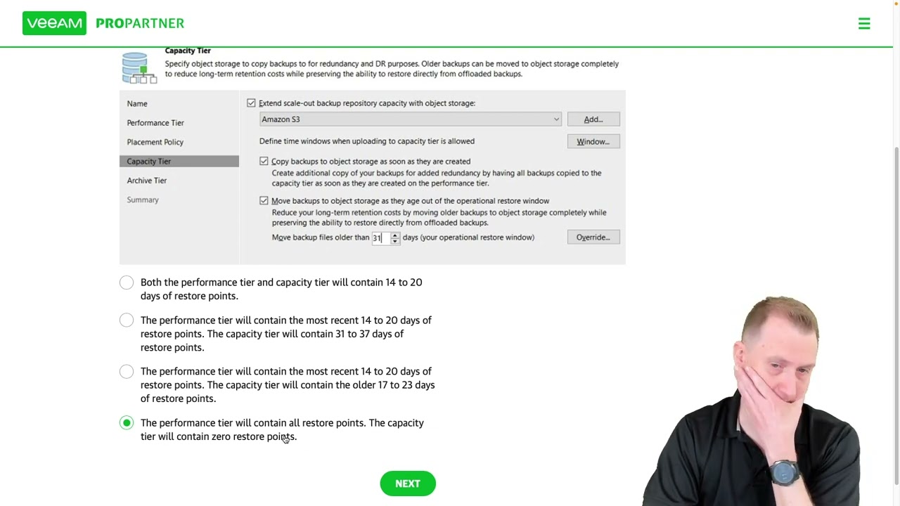 Veeam Certified Engineer - VMCE 2021 practice exam official: Question 13