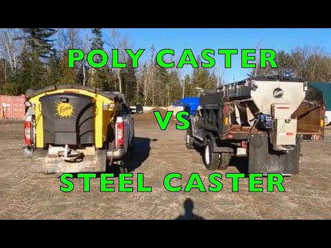 Poly caster vs Steel Caster (FISHER)