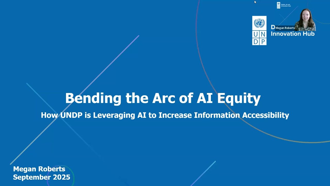 Megan Roberts - Bending the Arc of AI Equity