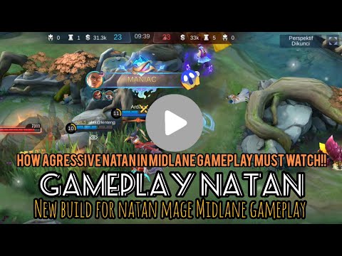 18 kills + Maniac!!Natan Midlane Solo Rank Season 29 / Full Build Magic Damage ~Must try