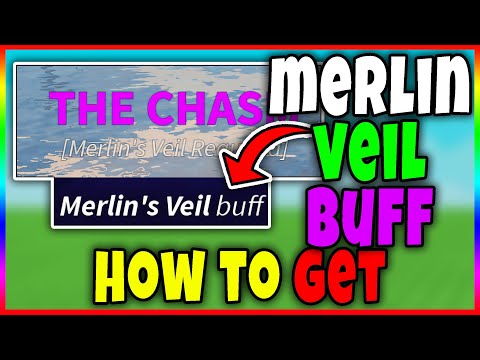 How to GET MERLIN VEIL BUFF for MINESHAFT CHARMS in FISCH Roblox