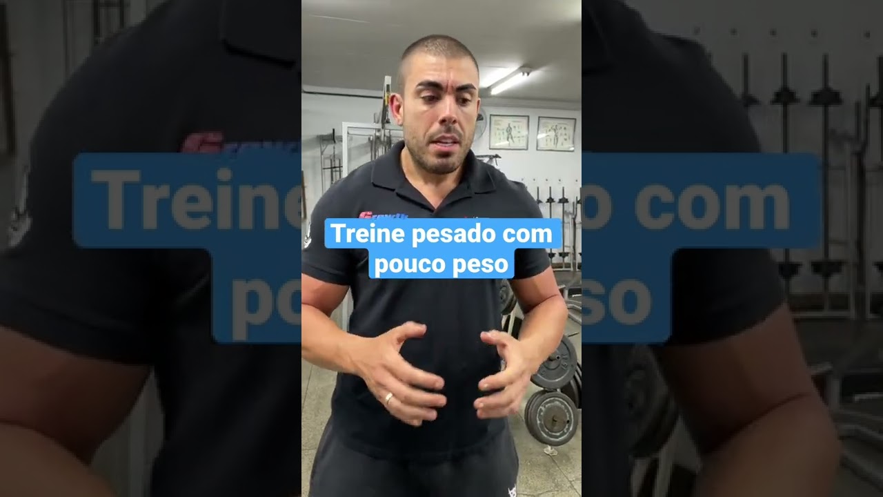 Treine pesado com pouco peso