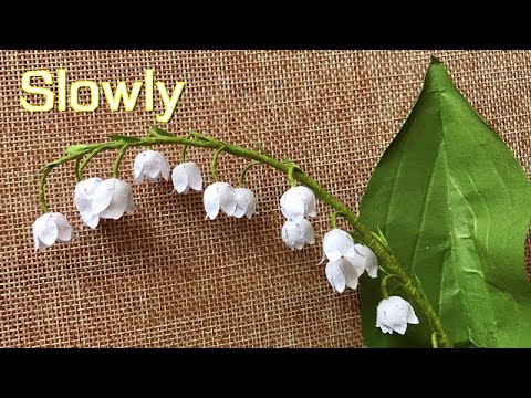 ABC TV | How To Make Lily Of The Valley Flower With Shape Punch (Slowly)- Craft Tutorial