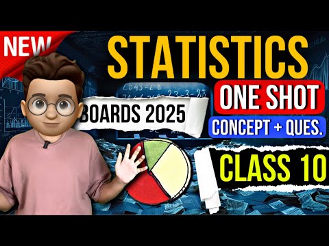 STATISTICS Class 10 | Mean Median Mode | One Shot NCERT | Chapter 13 Maths Class 10