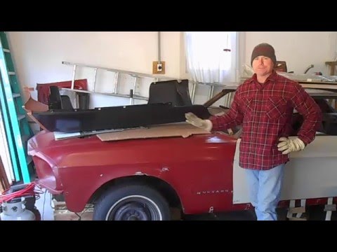 67 Mustang Restoration - driver side fender update