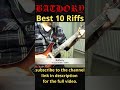 Alex Cambise - Bathory "Dragon Breath" (Bathory Best 10 Riffs) #shorts