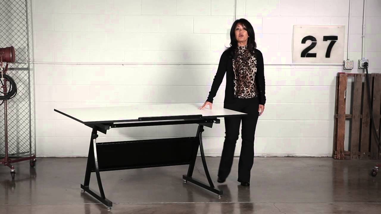 Safco PlanMaster Height-Adjustable Drafting Table