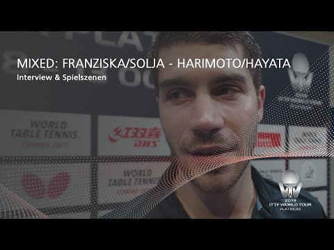 Mixed, 2. Runde: Solja/Franziska - Hayata/Harimoto I German Open 2019