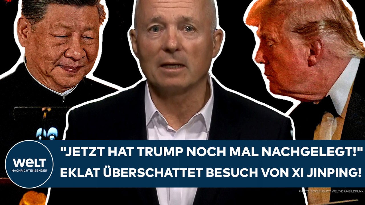 USA: "Jetzt hat Trump noch mal nachgelegt" Eklat überschattet Besuch von Xi Jinping!