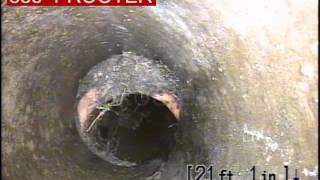 preview picture of video 'Sewer Pipe Video Inspection Roots in Sewer Pipe Modjeska Canyon CA 92676'