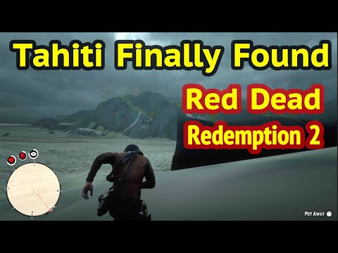 Part of a video titled Tahiti Found in Red Dead Redemption 2 (RDR2): Mango Trees