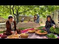 Cooking spring food with lamb in the village | Iran Village life