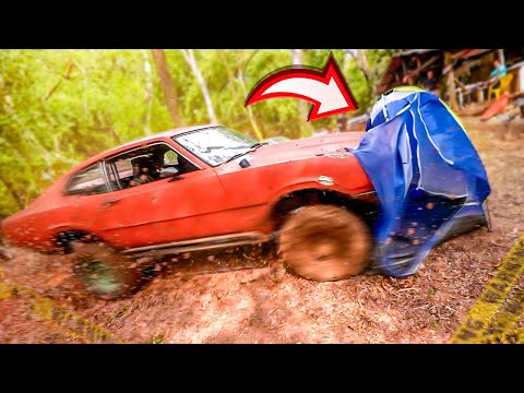 ATROPELEI A BARRACA DO MEU AMIGO COM O MAVERICK 4X4