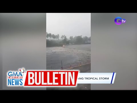 Bagyong #AghonPH, lumakas pa bilang tropical storm GMA Integrated News Bulletin