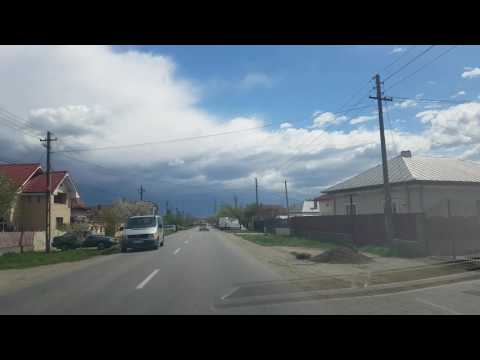 Intrare dinspre Sat Plesoiu, fara semn de intrare in Arcesti Cot si fara semn de limita a vitezei.