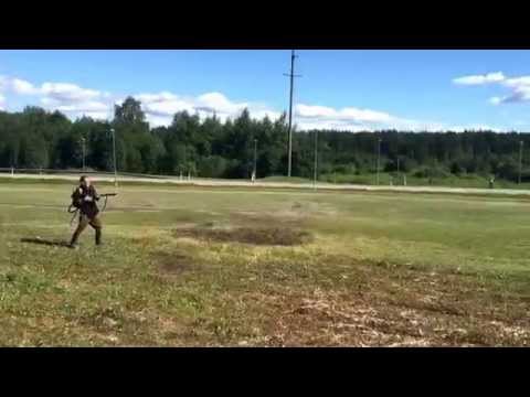 Soviet Roks -3 with German  FmW 41 flamethrower mix shooting