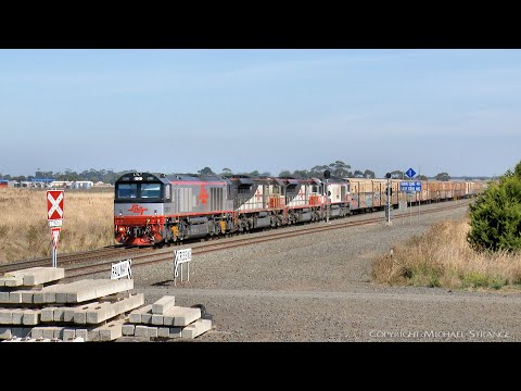 SCT 5PM9 Mixed Boxcar, Container Freight & Steel Train (21/3/2022) - PoathTV Australian Railways