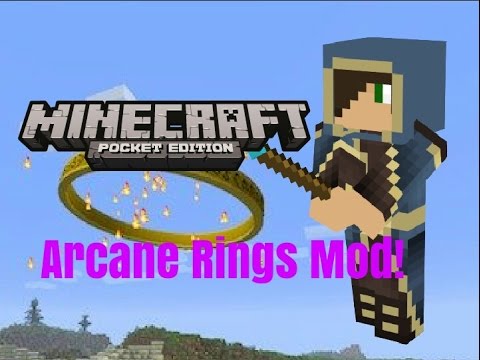 Minecraft PE Mods: Arcane Rings !