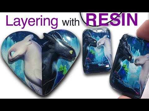 Layering with Resin Tutorial - Casting, Doming - Dragons Jewelry and more