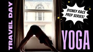 Disney Race Prep Series: Travel Day Yoga for the Hotel Room