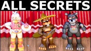 FNAF 6 - All Secrets, Easter Eggs, Achievements & Rare Screens (Freddy Fazbear's Pizzeria Simulator)