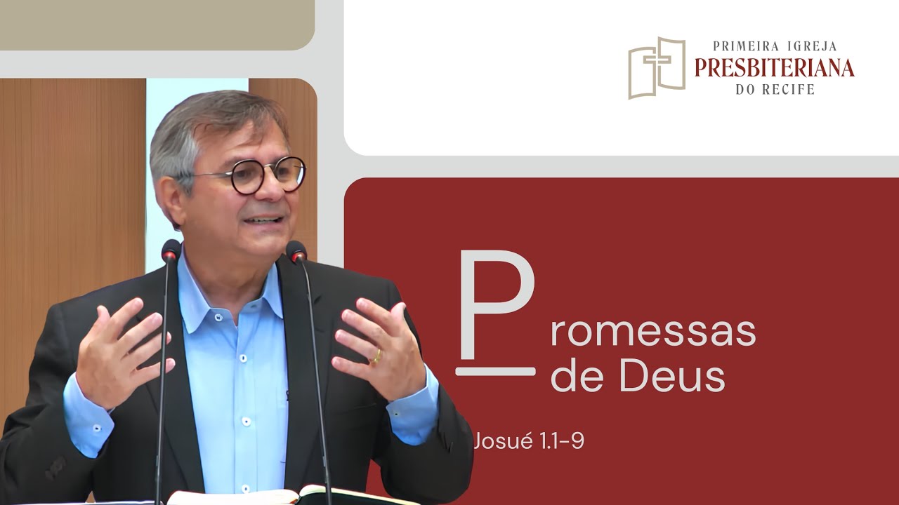 Rev. Cláudio Albuquerque | Promessas de Deus - Josué 1.1-9 | 05/01/2025 Culto Manhã