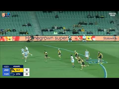 SANFL Finals Snapshot - Glenelg's Lachie Hosie takes a screamer