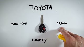 Toyota Camry Key Fob Battery Replacement (2007 - 2011)