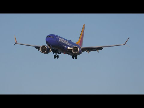 Southwest Airlines 737-800 Landing Pensacola International Airport 2/12/22