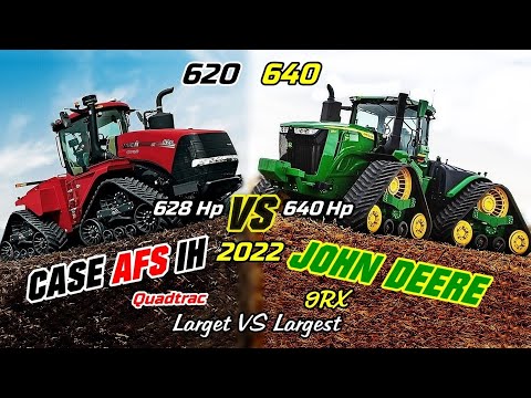 Case AFS 620 QT VS John Deere 9RX 640 - Strongest VS Strongest [Power/Speed/Performance Comparison]