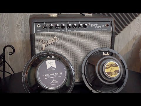 Fender Super Champ X2 Speaker Shootout: Eminence C Rex 10 vs. Stock Speaker