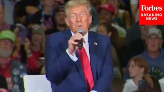 WATCH: Trump Reacts To Woman Telling Him, 'I Have Your Portrait On My Leg' At Pennsylvania Town Hall