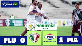 Fluminense - PI  x Piauí.  Campeonato piauiense 2026, semifinal ida. Gol e melhores momentos.