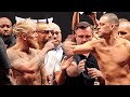Nate Diaz throws STOCKTON SLAP & KICK at Jake Paul in HEATED weigh in • Paul vs Diaz