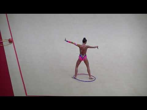 Bravikova Juliia (RUS)  hoop  Qual  Grand Prix Moscow 2018